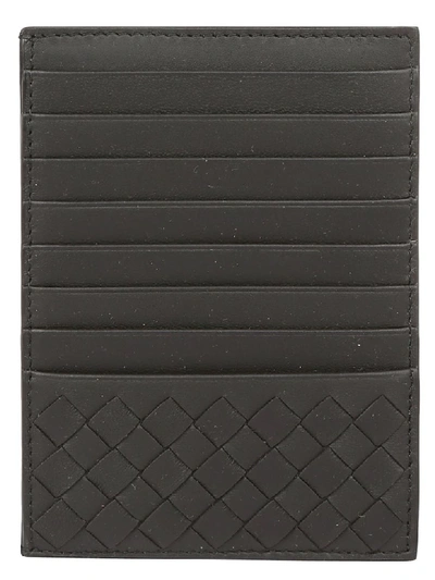 Shop Bottega Veneta Card Holder In Nero