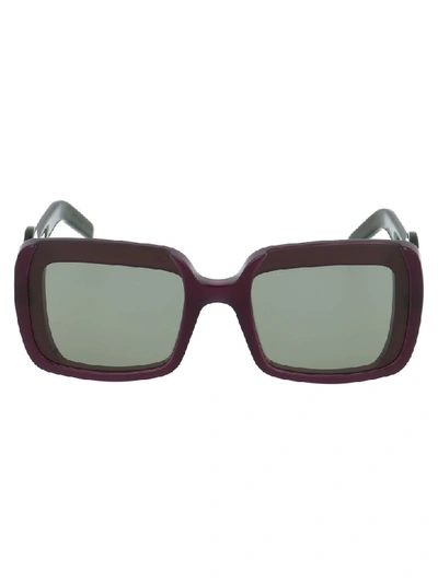 Shop Marni Sunglasses In Purple