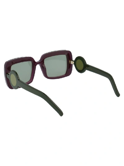 Shop Marni Sunglasses In Purple