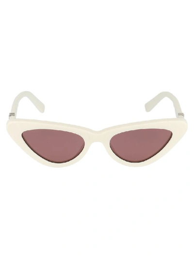 Shop Just Cavalli Sunglasses In Y White
