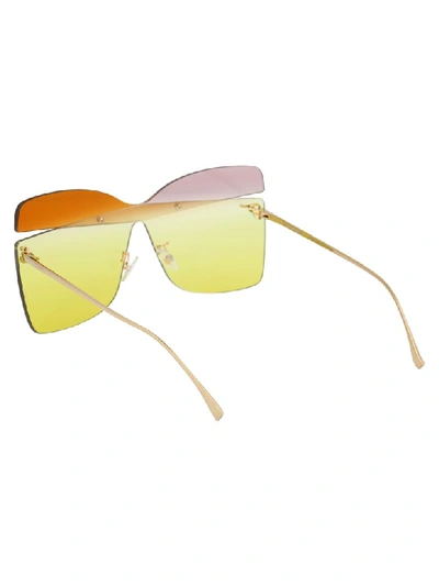 Shop Fendi Sunglasses In Pnkorngbrick