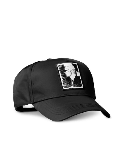 Shop Karl Lagerfeld Karl Legend Black Baseball Cap