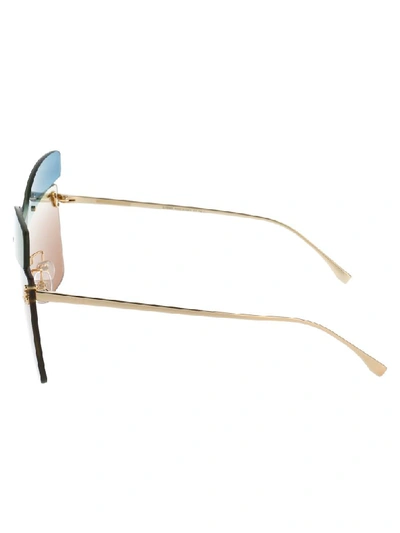 Shop Fendi Sunglasses In Rnbha Blu Verde