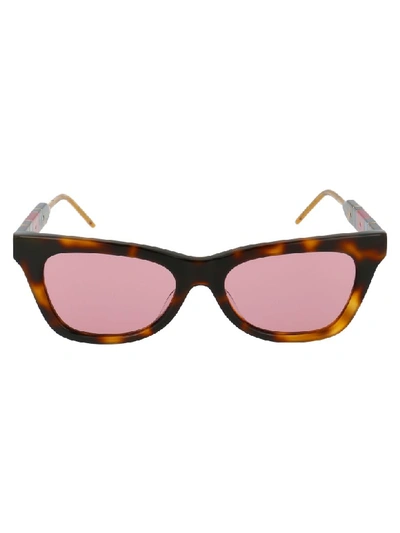 Shop Gucci Sunglasses In Havana Havana Pink