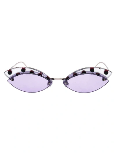 Shop Fendi Sunglasses In Ur Lilac