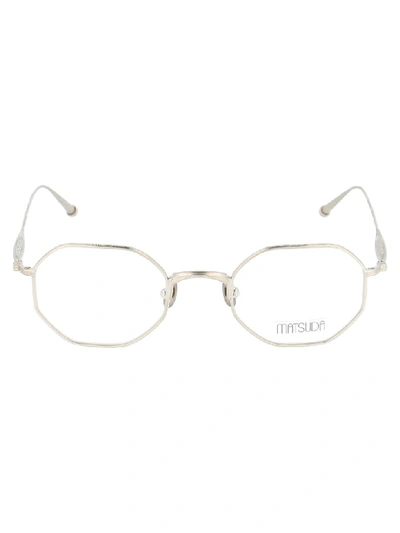 Shop Matsuda Eyewear In Brushed Silver