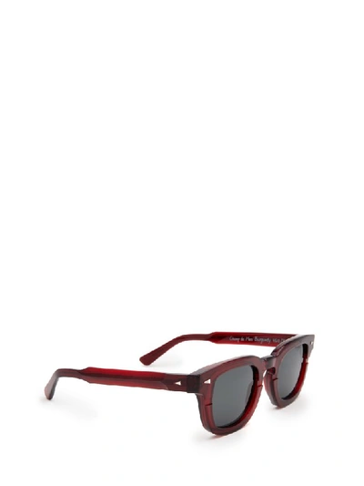 Shop Ahlem Sunglasses In Burgundy