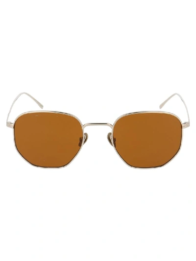 Shop Lacoste Sunglasses In Rose Gold