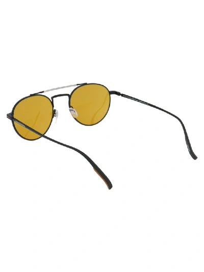 Shop Ermenegildo Zegna Sunglasses In E Matte Black