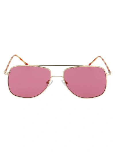 Shop Spektre Sunglasses In Oro/bordeaux