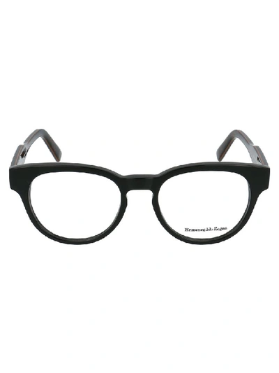 Shop Ermenegildo Zegna Eyewear In Black