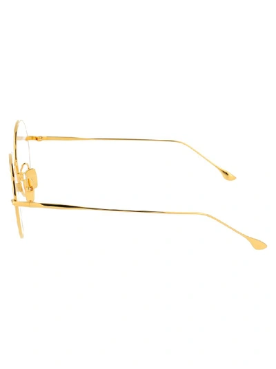 Shop Dita Eyewear In Yellow Gold