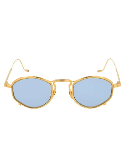 Shop Jacques Marie Mage Sunglasses In Gold