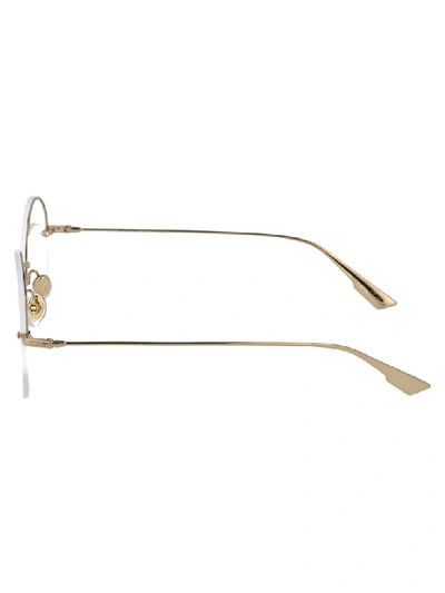 Shop Dior Glasses In G Gold