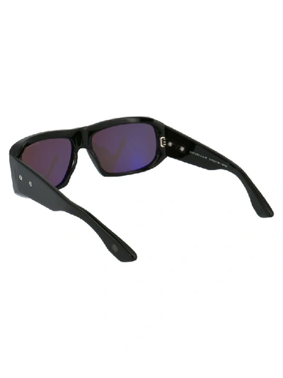 Shop Dita Sunglasses In Black/silver