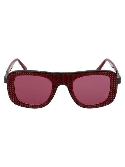 Shop Philipp Plein Sunglasses In Bordeaux