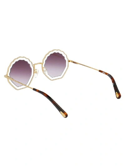 Shop Chloé Sunglasses In Havana Crystal