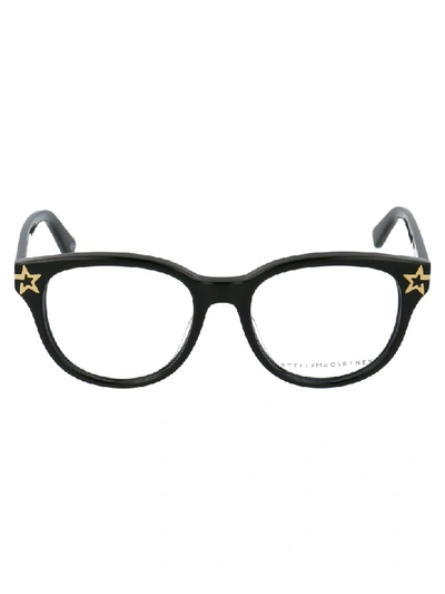 Shop Stella Mccartney Glasses In Black Black Transparent