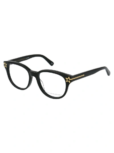 Shop Stella Mccartney Glasses In Black Black Transparent