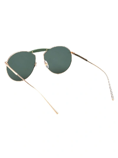 Shop Fendi Sunglasses In O Copp Gold/green