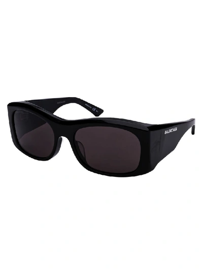 Shop Balenciaga Sunglasses In Black Black Grey