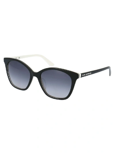 Shop Calvin Klein Sunglasses In Black