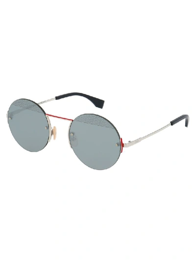 Shop Fendi Sunglasses In Palladium Grey