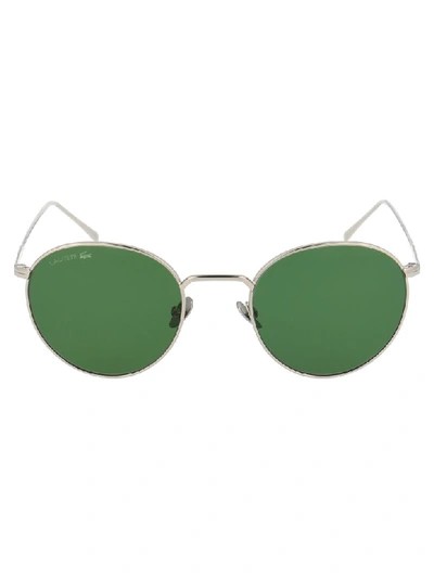 Shop Lacoste Sunglasses In Silver