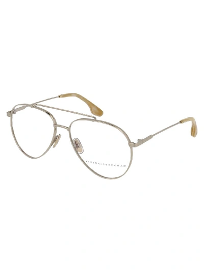 Shop Victoria Beckham Eyewear In Light Gold