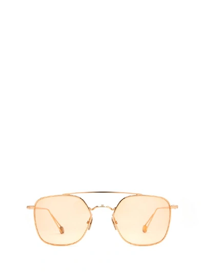 Shop Ahlem Sunglasses In Peony Gold Shiny