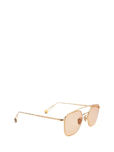 Shop Ahlem Sunglasses In Peony Gold Shiny