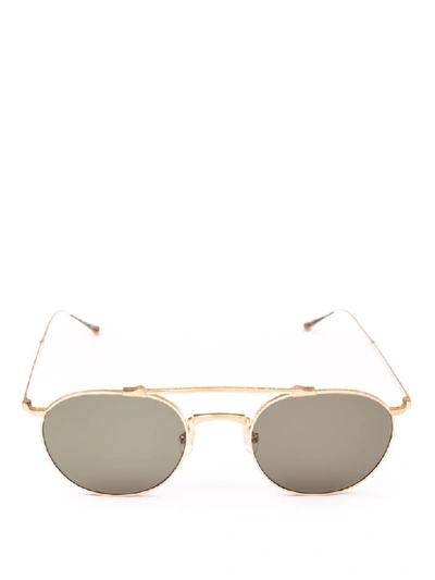 Shop Matsuda Sunglasses In Brushed Gold