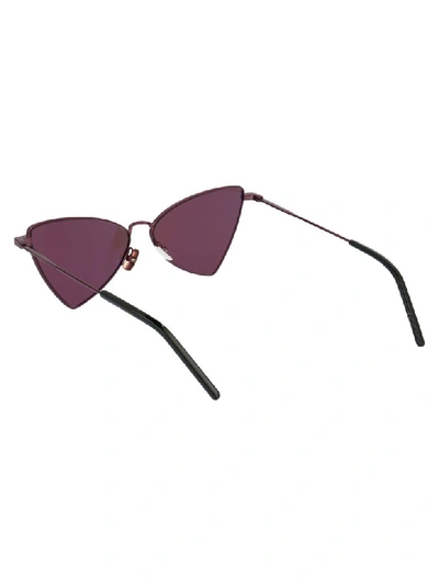 Shop Saint Laurent Sunglasses In Pink Pink Pink