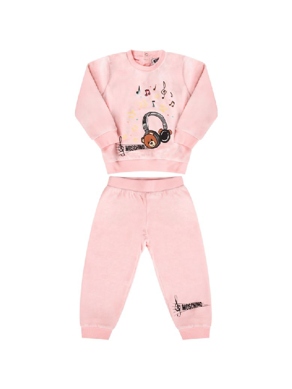 moschino baby girl tracksuit