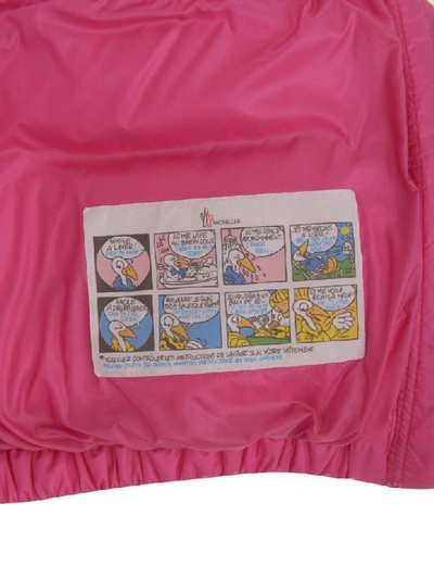 Shop Moncler Jacket  Enfant In Pink