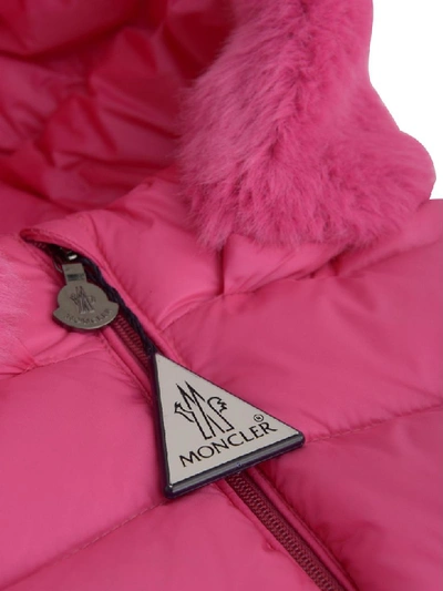Shop Moncler Jacket  Enfant In Pink