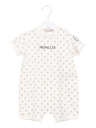 Shop Moncler Pagliaccetto In Bianco
