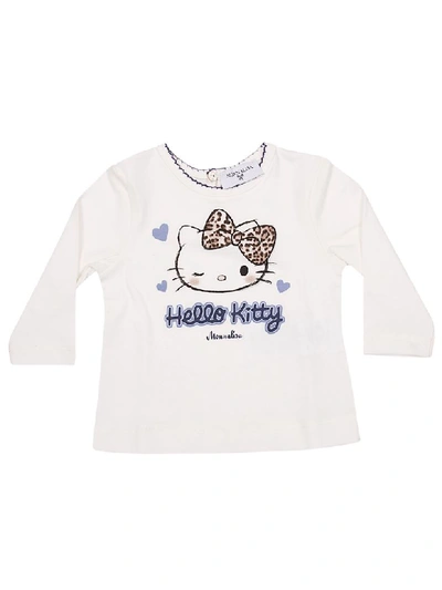 Shop Monnalisa Hello Kitty T-shirt In White