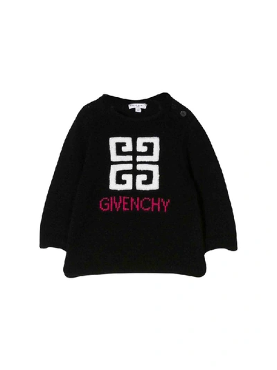 Shop Givenchy Sweater With Embroidery In Nero