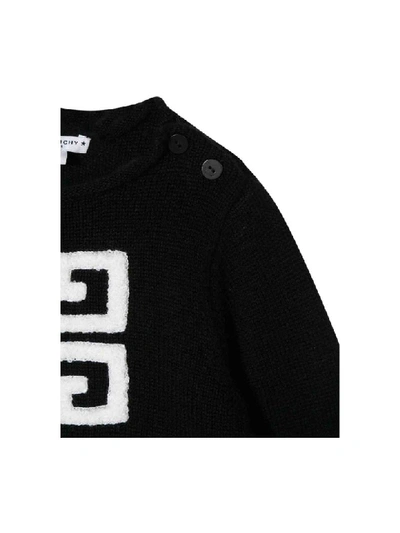 Shop Givenchy Sweater With Embroidery In Nero