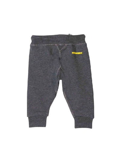 Shop Dsquared2 Gray Jogging Pants In Unica