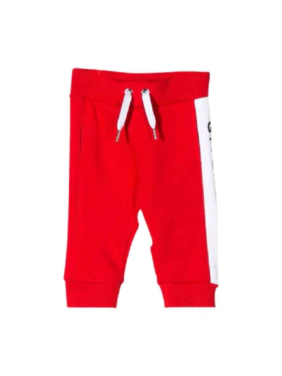 Shop Givenchy Sport Trousers With Logo In Rosso