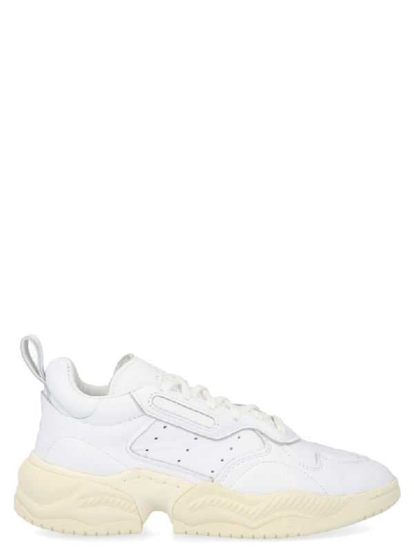 Adidas Originals Supercourt 90s Leather Sneakers In White | ModeSens