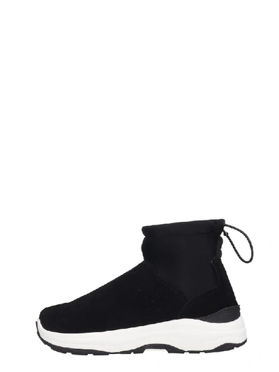 Shop Suicoke Maho Sneakers In Black Tech/synthetic