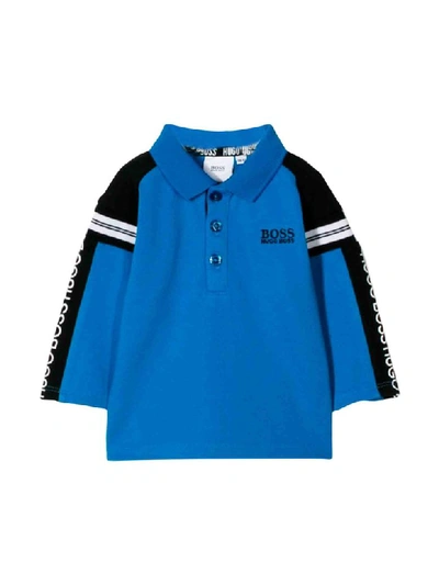 Shop Hugo Boss Blue Polo Shirt