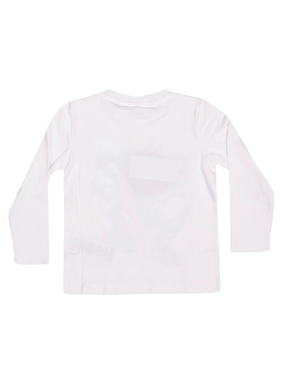 Shop Stella Mccartney Print Detail Long Sleeve T-shirt In White