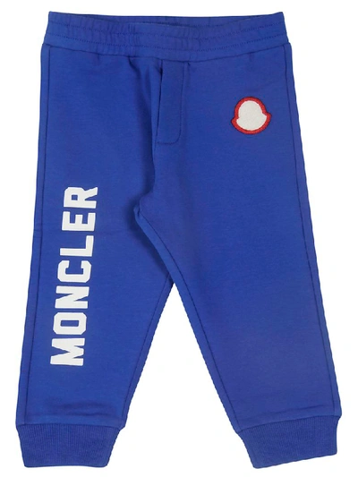 Shop Moncler Logo Tracksuit In Blue