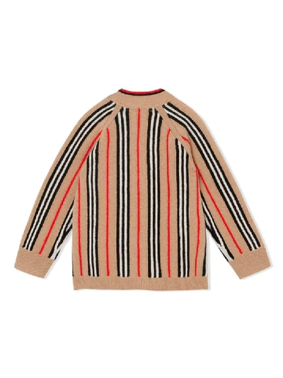 Shop Burberry Sand Cardigan In Beige