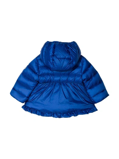 Shop Moncler Odile Blue Girl Jacket