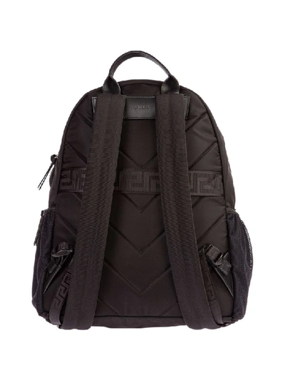 Shop Versace Olympus Backpack In Nero